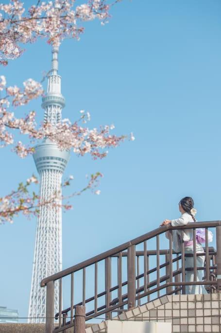 도쿄 203 Oshiage Sta 3Mins Walk! Wi-Fi Elevator 4Pax 아파트 외부 사진