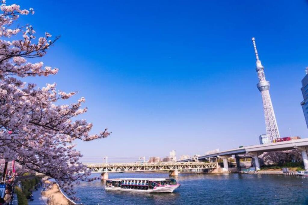 도쿄 203 Oshiage Sta 3Mins Walk! Wi-Fi Elevator 4Pax 아파트 외부 사진