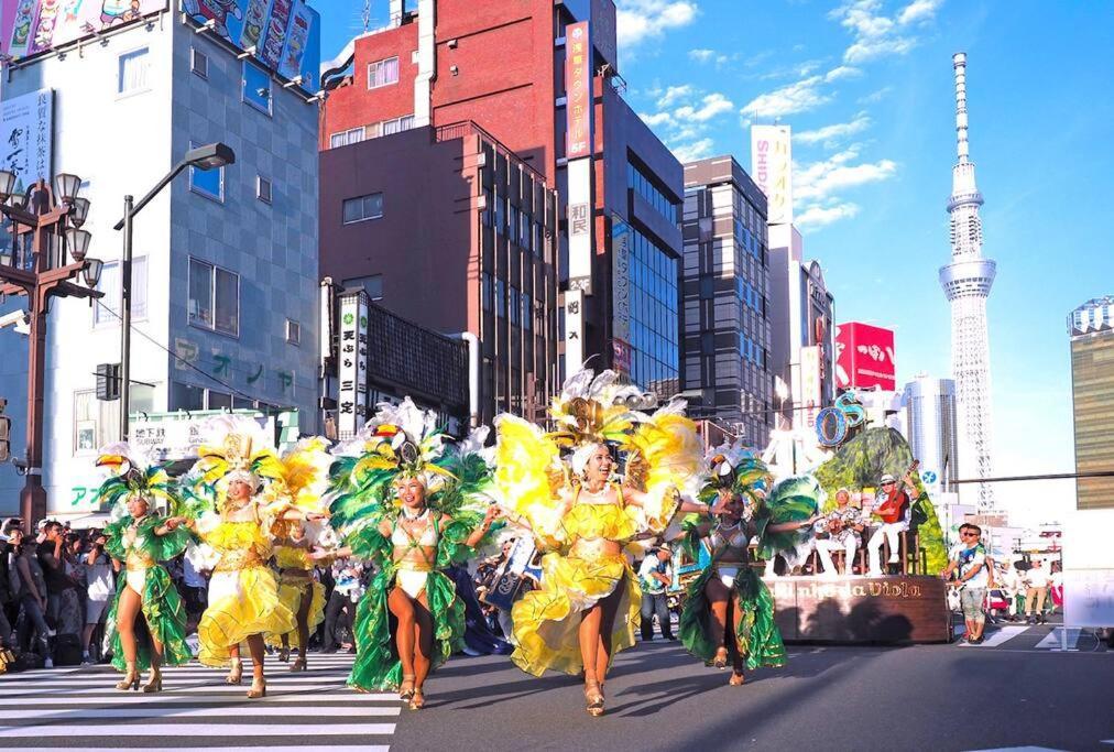도쿄 203 Oshiage Sta 3Mins Walk! Wi-Fi Elevator 4Pax 아파트 외부 사진
