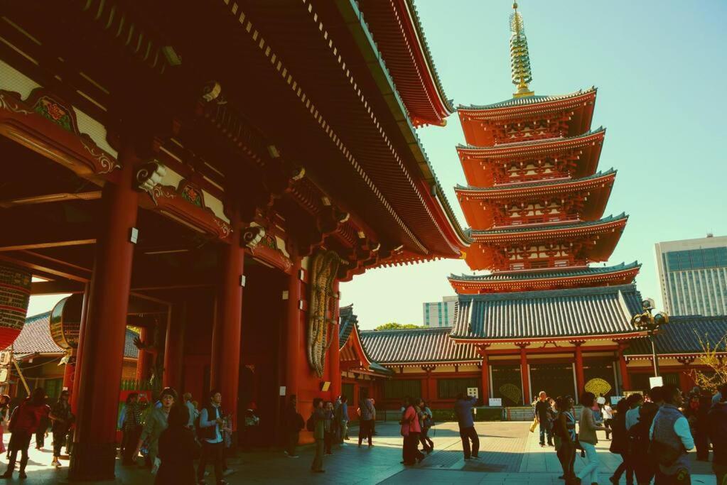 도쿄 203 Oshiage Sta 3Mins Walk! Wi-Fi Elevator 4Pax 아파트 외부 사진